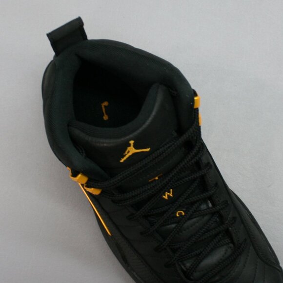 Nike Men\'s 8.5 Air Jordan 12 Retro Mid Black Taxi Gold Shoes Sneakers CT8014-071 main image 9